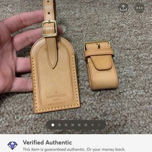 Louis vuitton luggage tag set